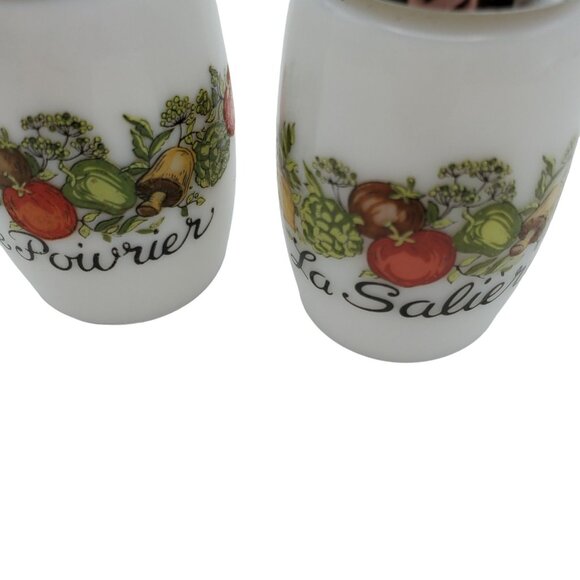 Vintage GEMCO Spice of Life Corningware Sugar Creamer Salt & Pepper Shakers - Picture 8 of 8